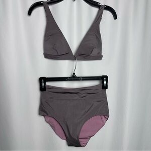 Lululemon All That Glimmers Bikini Set High Waisted Triangle XS Two Piece Swim